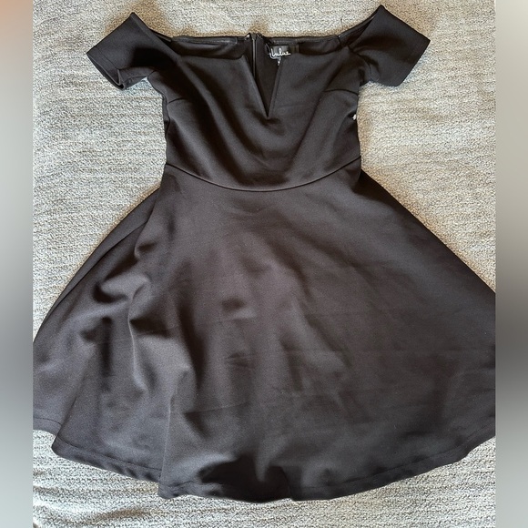 Lulu's Like New Black Off-Shoulder Mini Dress - Picture 7 of 10